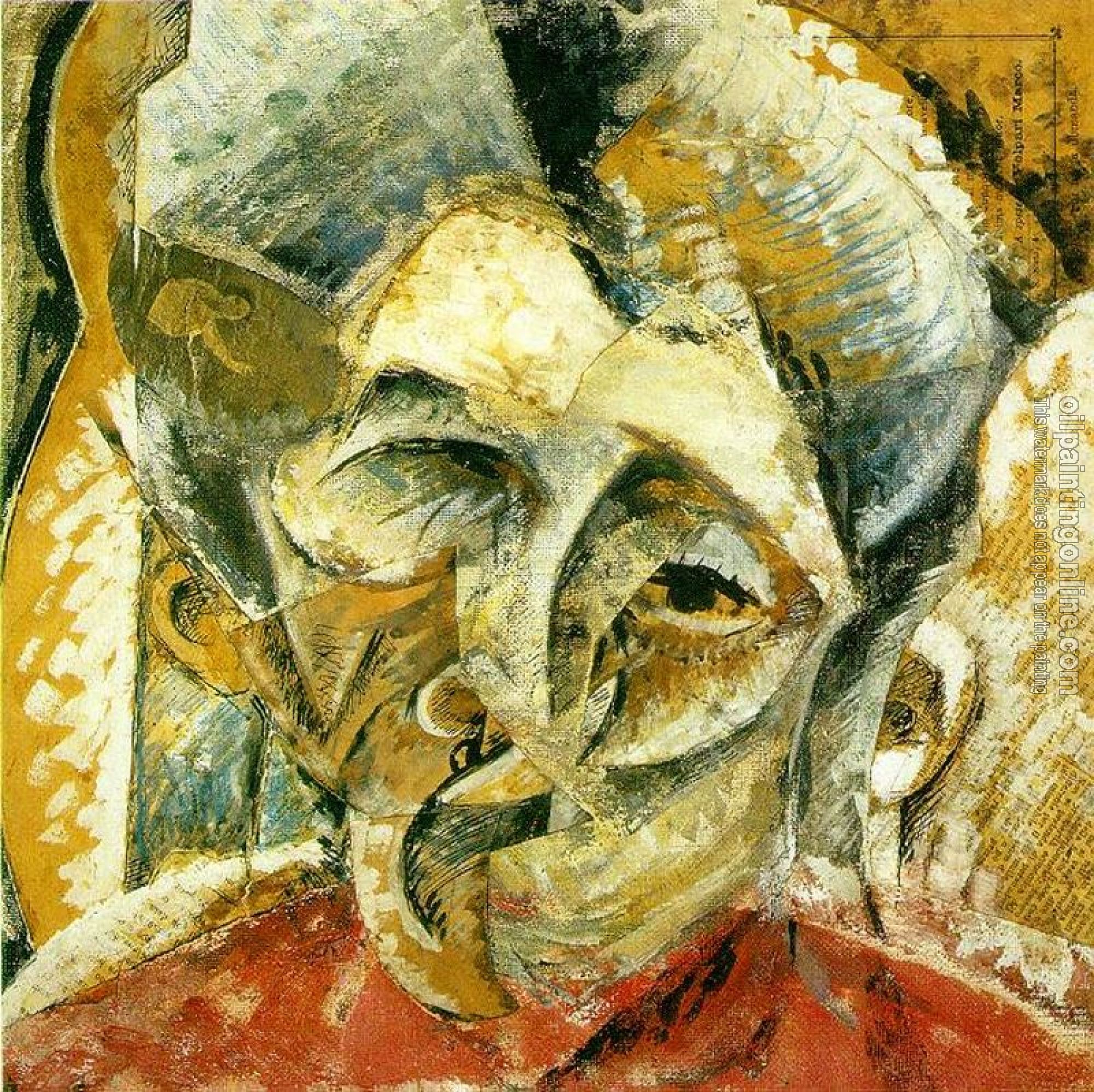 Umberto Boccioni - Dynamism of a Woman's Head